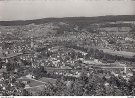 Baden AG Turgi Flugaufnahme Nr.11742w , 1968