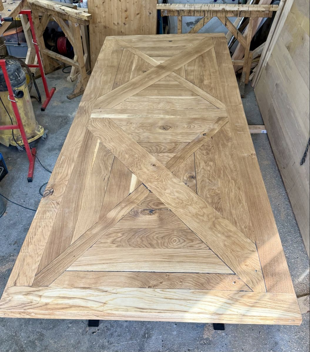 Eichholtz Tische: Massiver Eichenholztisch XXL CH – Neu (gemäss Beschreibung) aus Aarburg von Tischpunk 7
