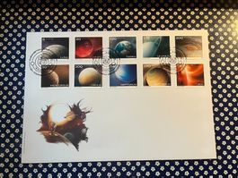 2025 FDC Einzelstück, aus 4er Block mit Haftpunkten!!!