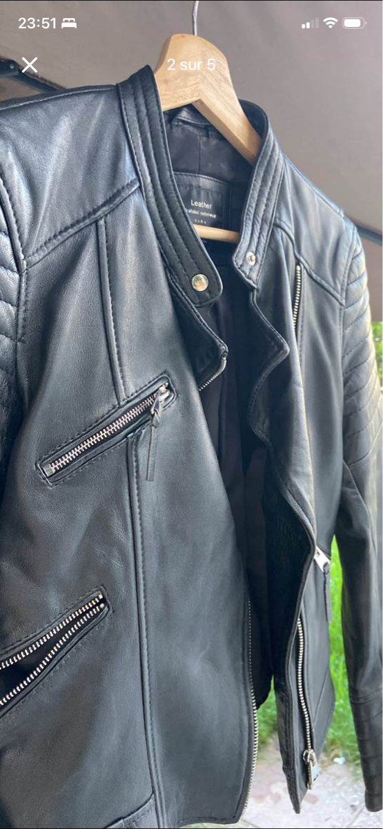 Giacche: Veste cuir véritable - taille M – Nuovo (secondo la descrizione) da Genève venduto da muj_2zmc 1
