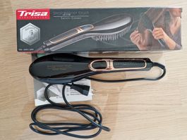 Trisa Straightener Brush Smooth Ceramic Haarglätter neu
