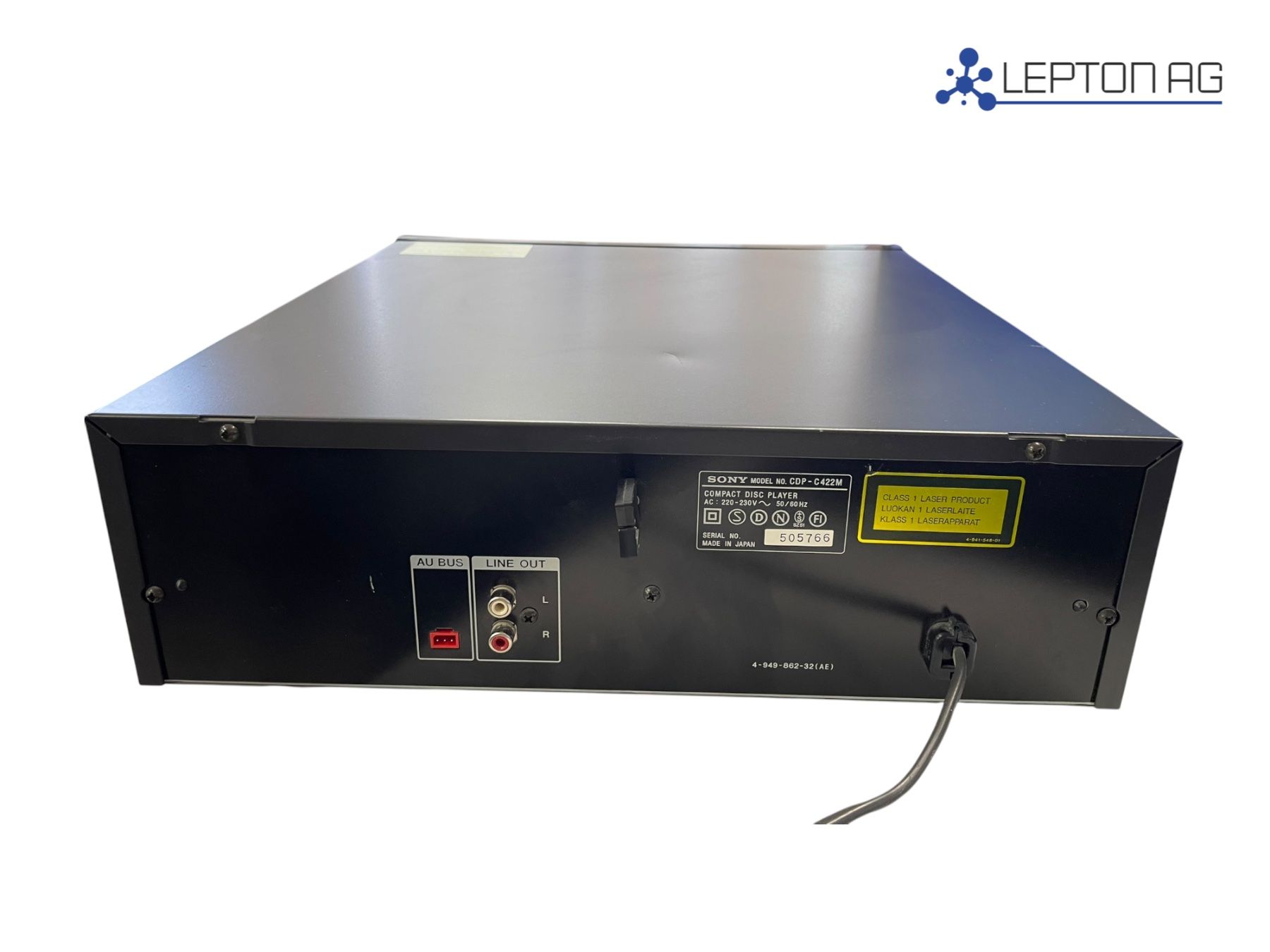 Sony Sistemi audio & multimediali: SONY Compact Disc Player CDP-C422M/ 5x Wechsler – Usato da Niederdorf venduto da LeptonAG 3