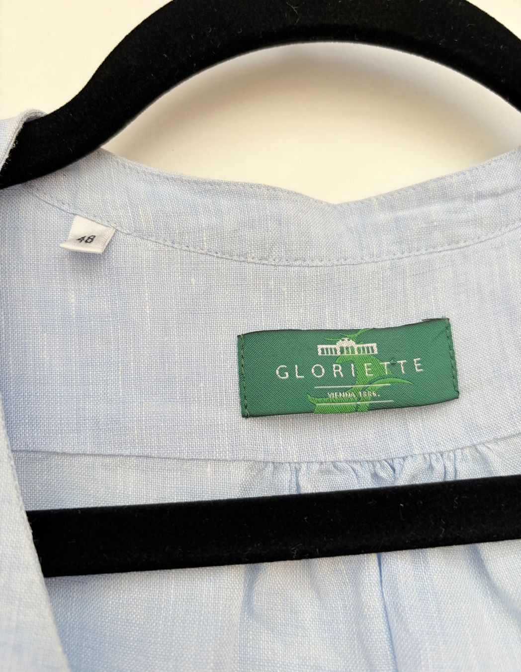 Blusen: Gloriette Leinen Bluse Gr.46/48 – Gebraucht aus Unterägeri von Jutka_04 5