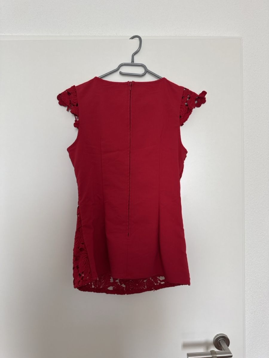 Orsay Blusen: Rote Bluse, Orsay, Grösse M mit Blumenmuster – Gebraucht aus Dällikon von lom_75vl 1