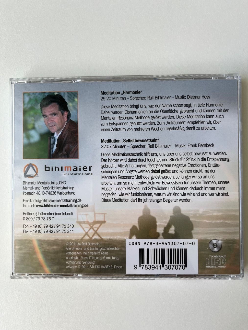 CDs: Selbstbewusstsein und Harmonie  -  Bihlmaier -  Mediation CD – Gebraucht aus Lohn-Ammannsegg von panywa 1