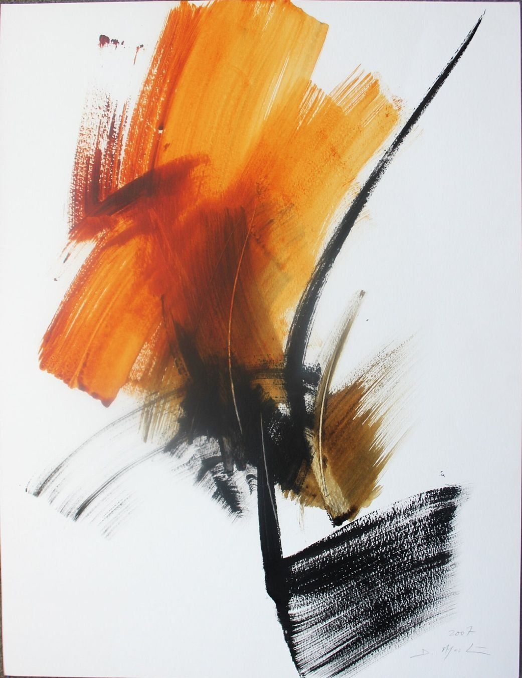 Dipinti: Daniel Agostini (1947) Abstrakte Komposition sig. dat. – Usato da Basel venduto da Kaffee_und_Kunst