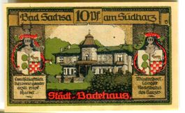 Notgeld "10 Pfennig. Bad Sachsa 1921"