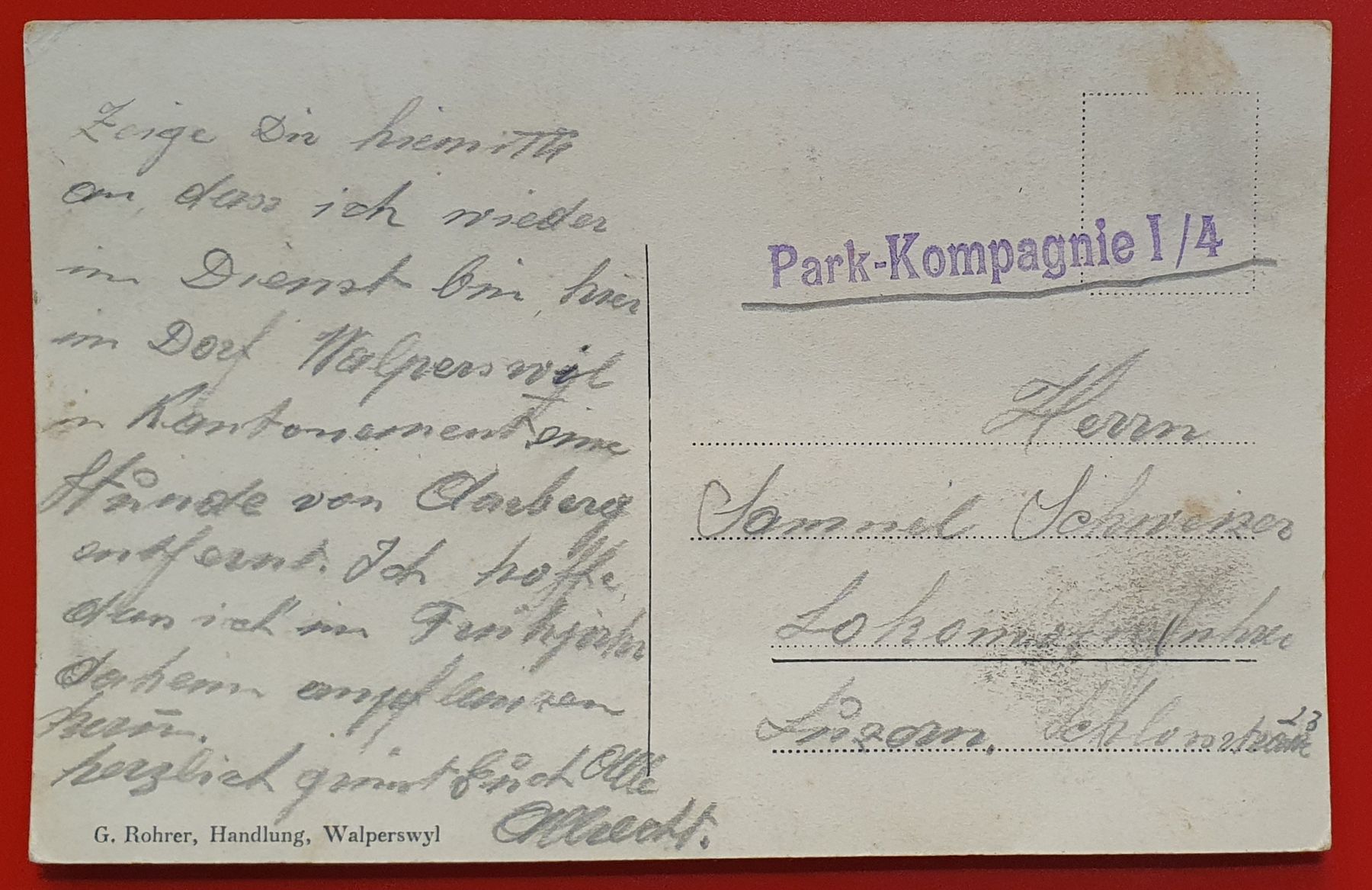 Cartoline postali: Gruss aus Walperswil – Usato da Kreuzlingen venduto da Rschweiz1 1