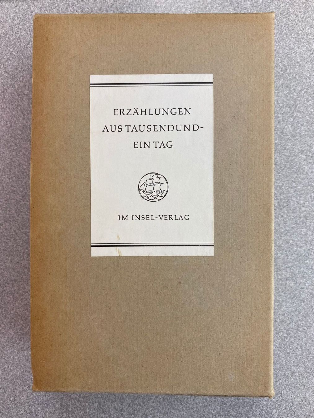 Bücher: Erzählungen aus tausendundein Tag – Gebraucht aus Starrkirch-Wil von UB007 1