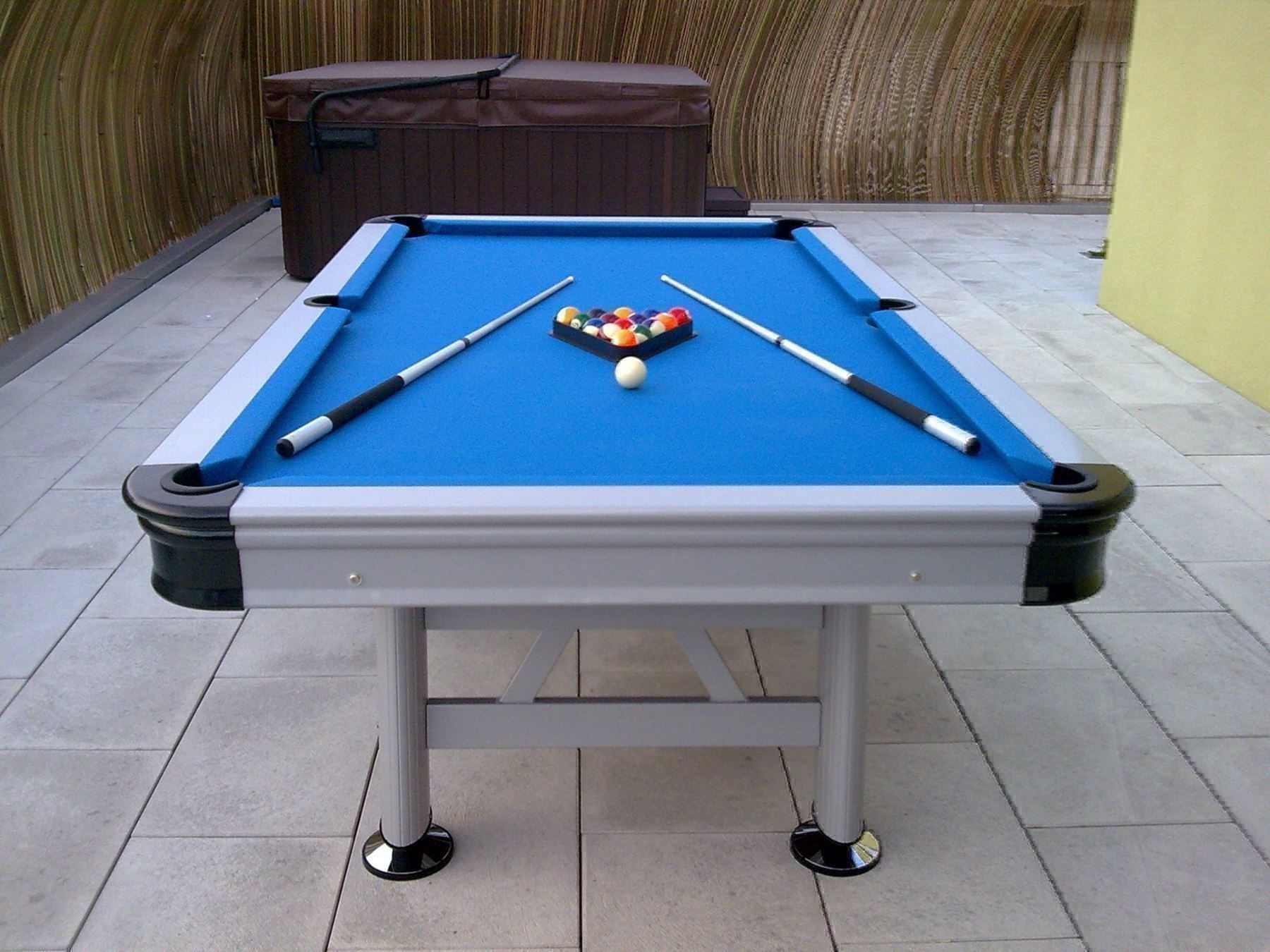 Billiardtische: Billard Outdoor 8 ft 👍🩵 – Neu und originalverpackt aus Boudry von sportethobby