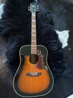 Akustische Hummingbird Gibson Kopie Gitarre, inkl. Koffer