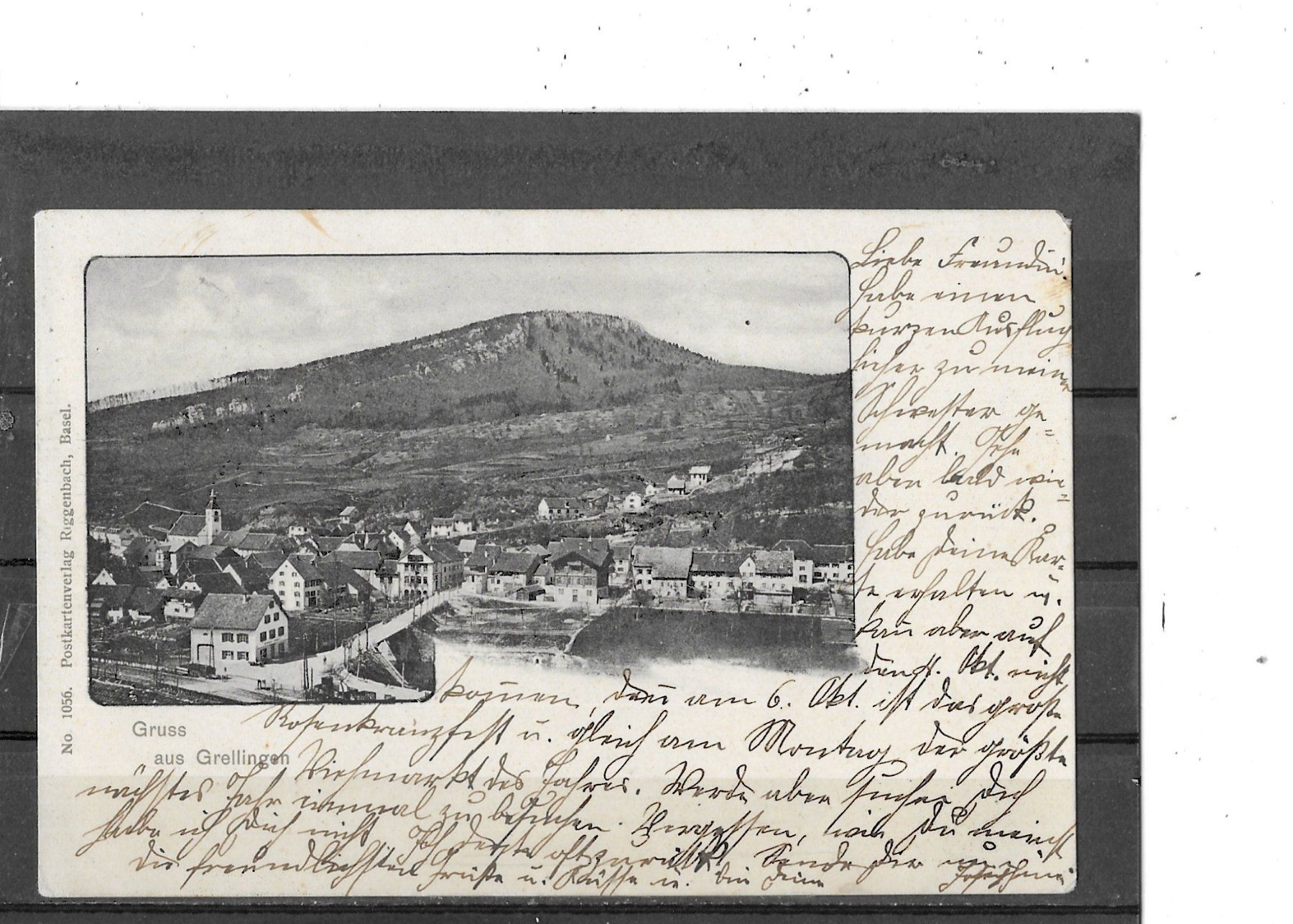 Ansichtskarten: BL Gruss aus Grellingen 1901 – Gebraucht aus Schocherswil von Wilare