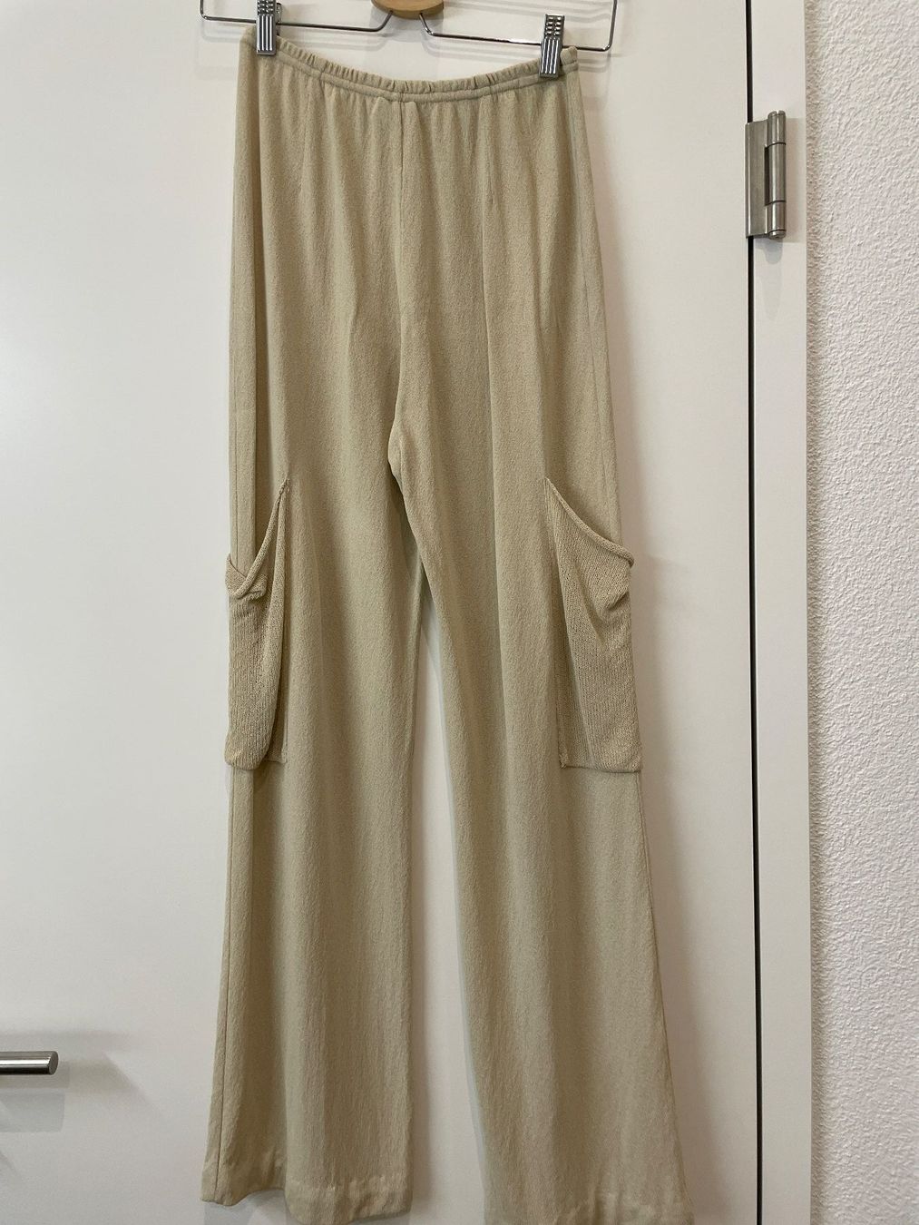Pantaloni: LORELLA BRAGLIA Strickhose beige Gr. 36 – Usato da Hämikon venduto da schneider.petra 2