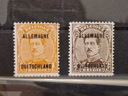 Deutsches Reich Briefmarken Besetzte Gebiete Belgien