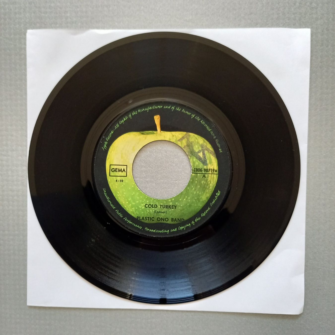 Dischi in vinile: Platic Ono Band - Cold Turkey – Usato da Arbon venduto da pendulum