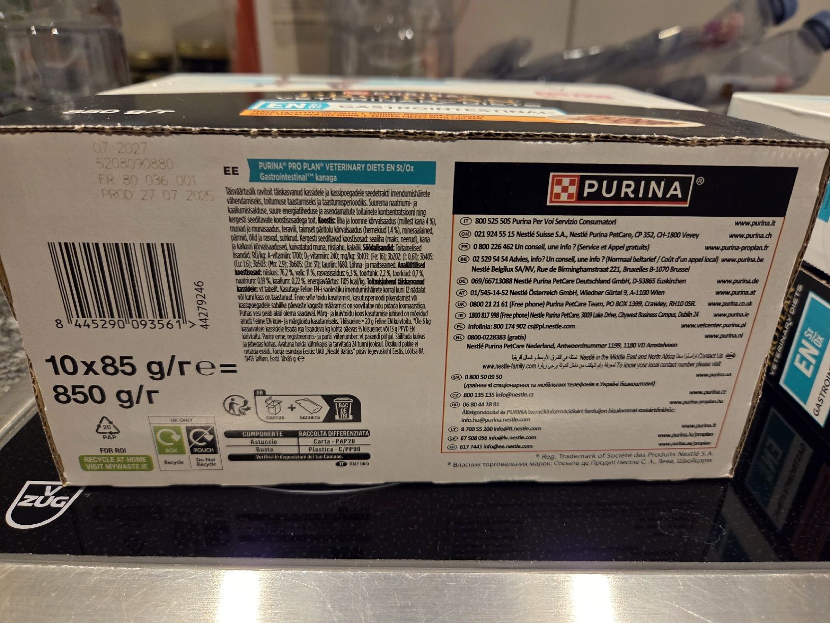 Mangimi: 80 Pack Spezialnassfutter Proplan Veterinary Diets – Nuovo e nell'imballaggio originale da Winterthur venduto da apinya81 3