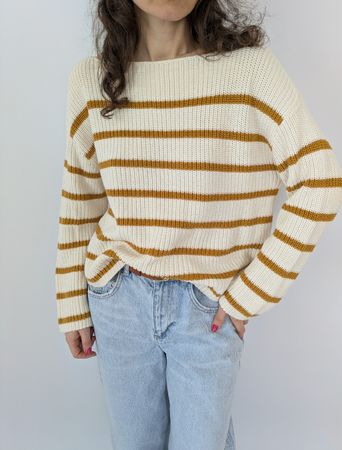 H&M Strickpullover, gestreift, Grösse M neuwertig!