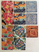 Vintage 11 Untersetzer, beidseitig  Motive, fairer Versand