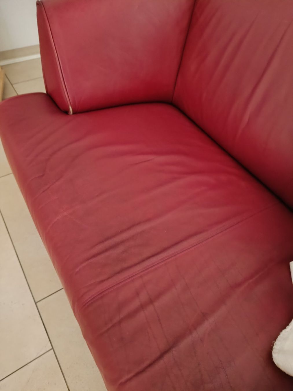Rolf Benz Sofas: Rolf Benz 3-er Sofa mit Hocker – D'occasion à Dielsdorf par Discus 3