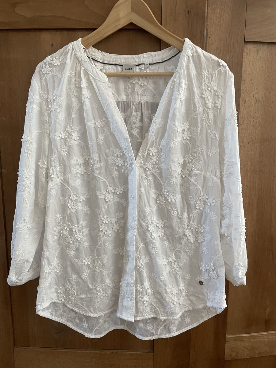Brax Camicette: Bluse von Brax, Gr. 40, florales Muster – Nuovo (secondo la descrizione) da Basel venduto da san_bmq6