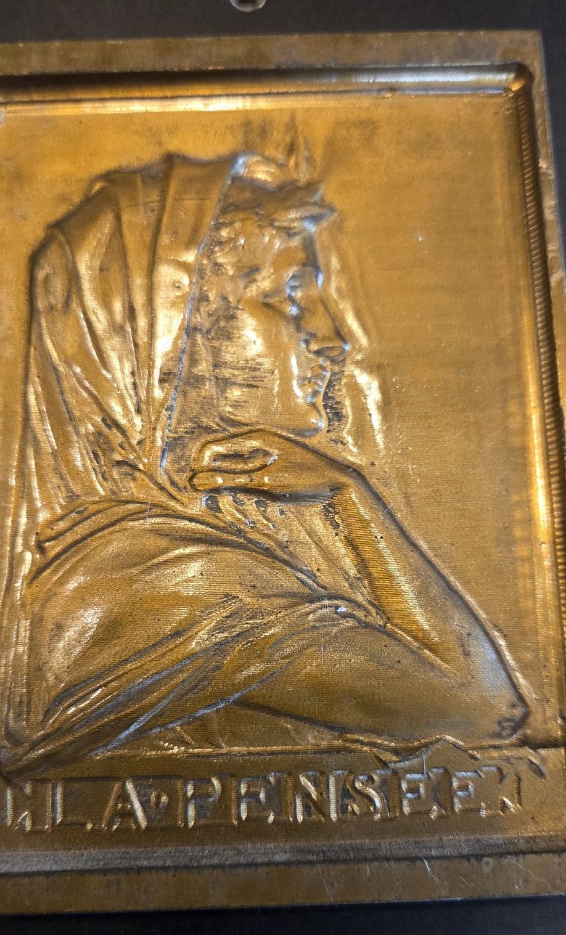 Poster & Bilder: Antike Bronzeplakette La Pensée – Gebraucht aus Rehetobel von hobirot01 6