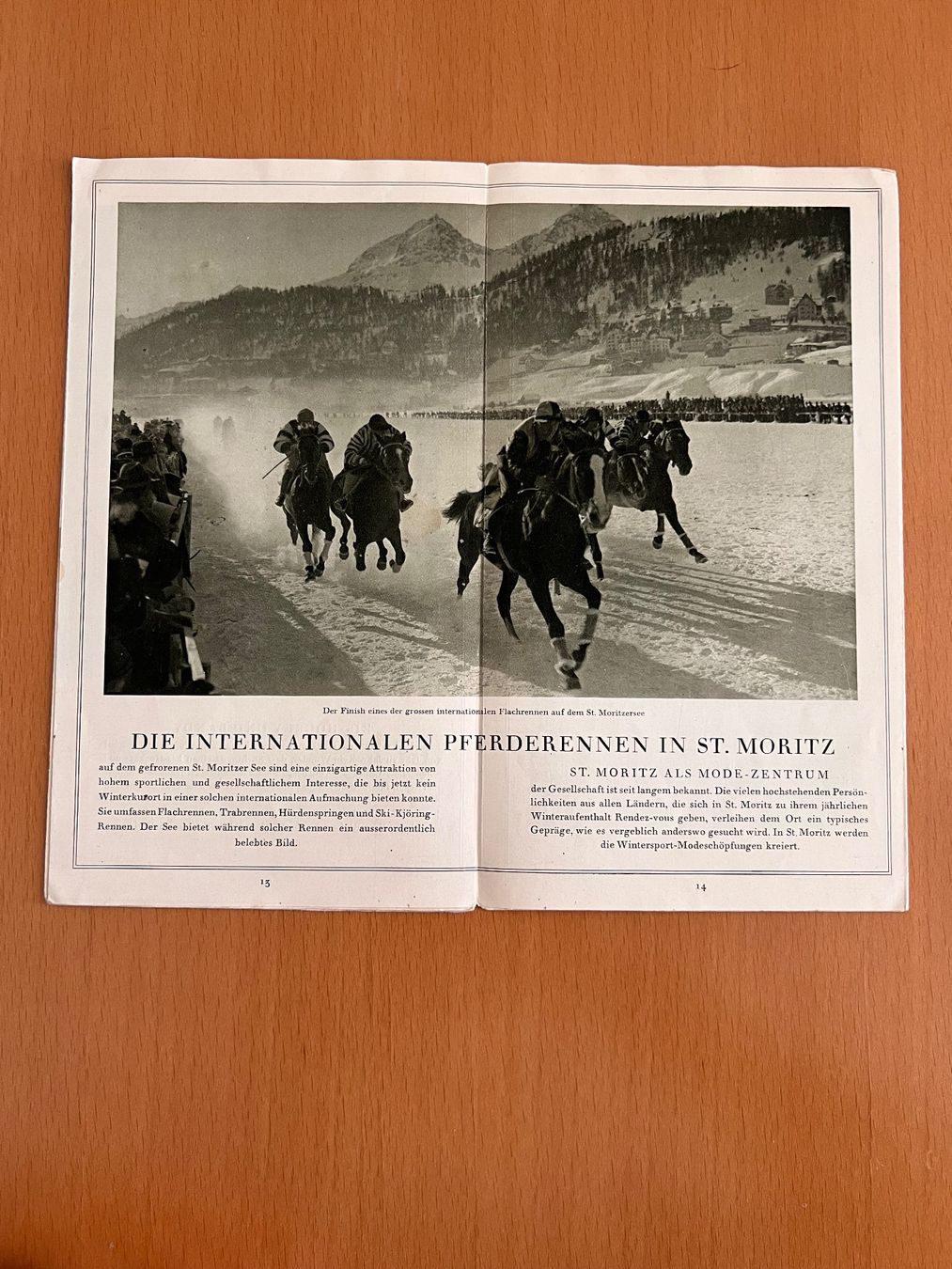Documenti: Vintage Prospekt Brochure St. Moritz Engadin – Usato da Zürich venduto da Andawe 2