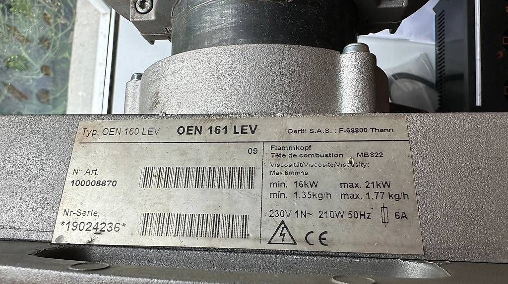 Radiatori: Blauflammen Oelbrenner Oertli OEN 161 LEV  – Usato da Rüeggisberg venduto da Aaron777 2