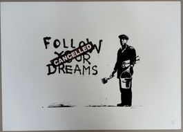 Banksy: Follow your dreams, Street Art,  XL-Version 116/150
