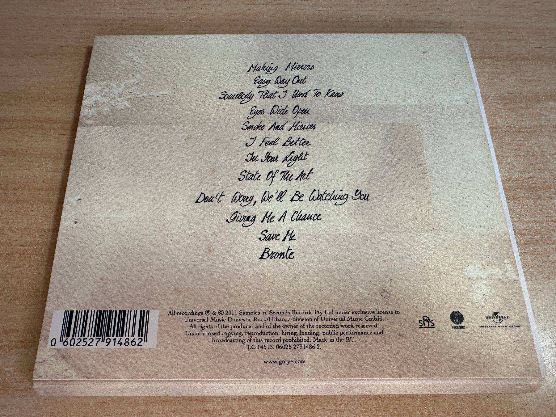 CDs: K0 Gotye – Making Mirrors – D'occasion à Rikon im Tösstal par Alpenmutz 1