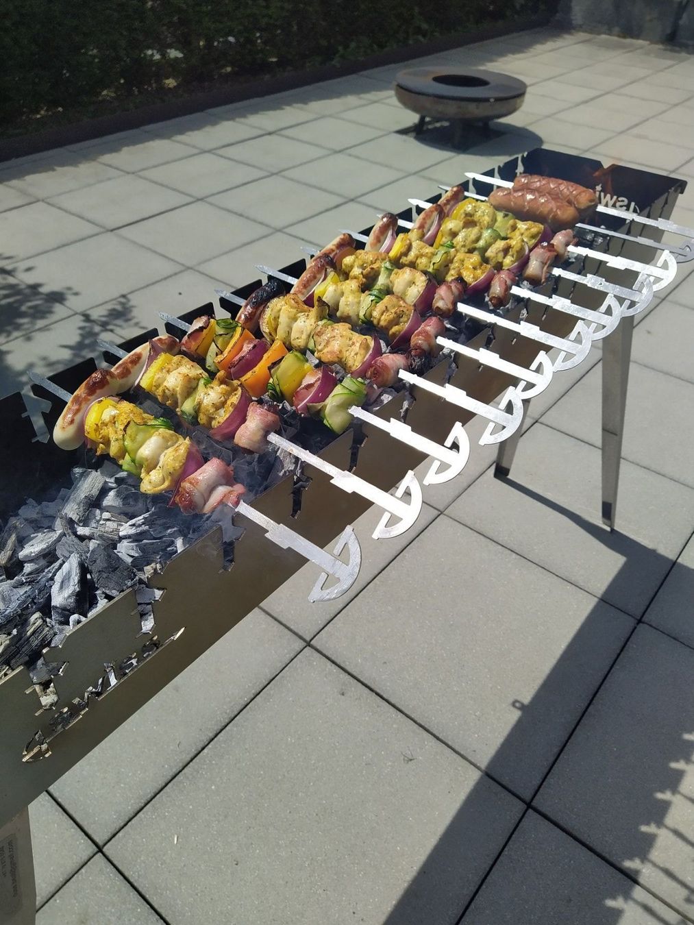 Griglie: 5 Grill Spiess Edelstahl – Nuovo (secondo la descrizione) da Sempach venduto da DussBe6204 5