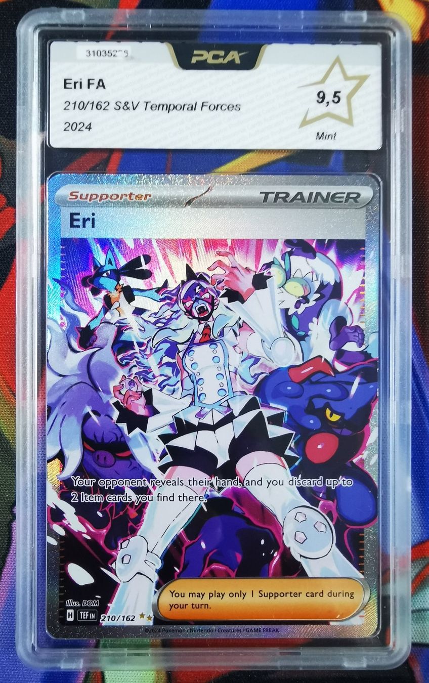 Pokémon Carte collezionabili: Pokemon PCA 9.5 Eri FA 210/162 Temporal Forces EN – Nuovo (secondo la descrizione) da Cousset venduto da VstarCards