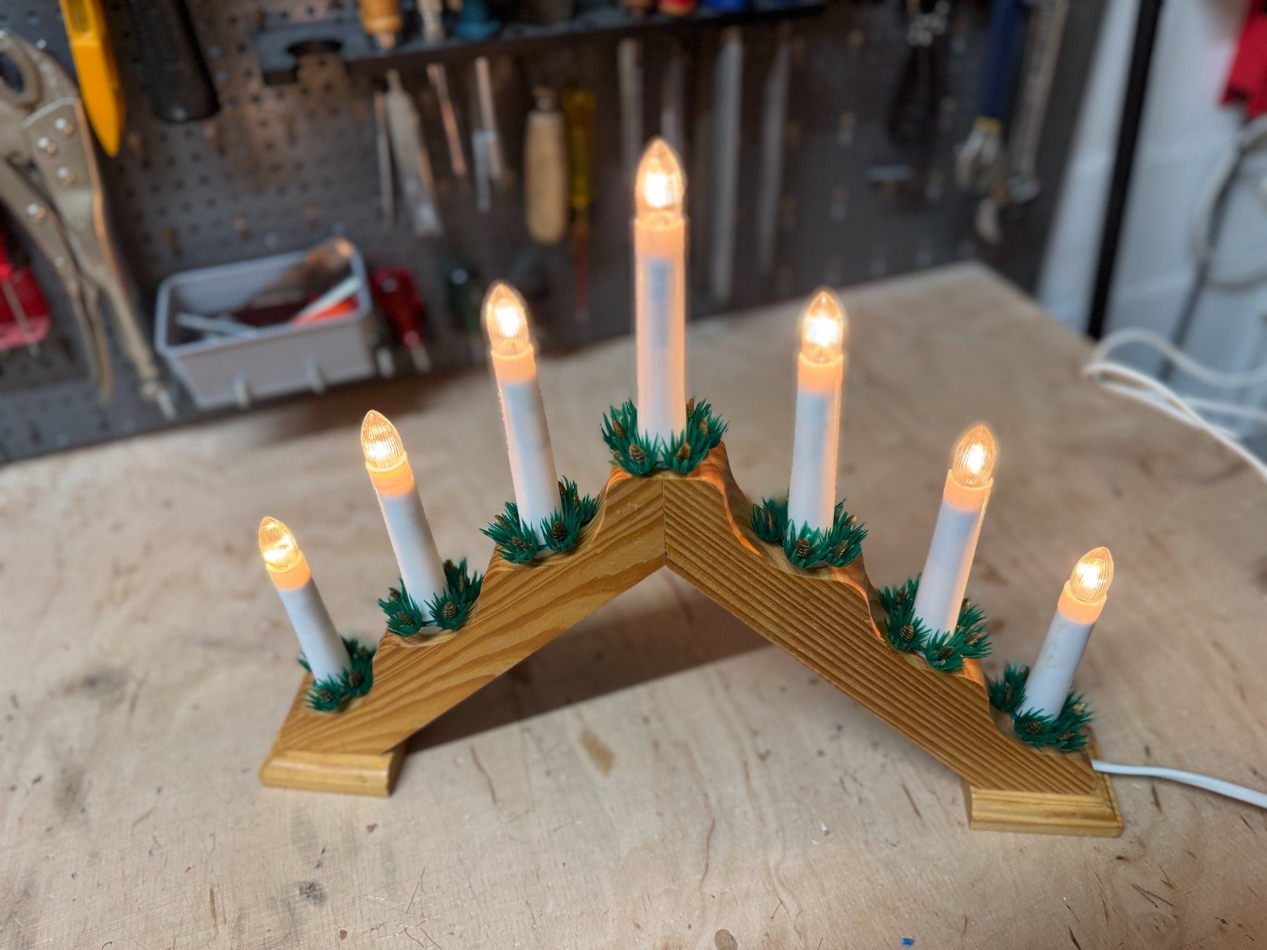 Tutte le decorazioni: Weihnachtsdeko Treppe mit 7 Kerzen – Usato da Flums venduto da Hrroland 1