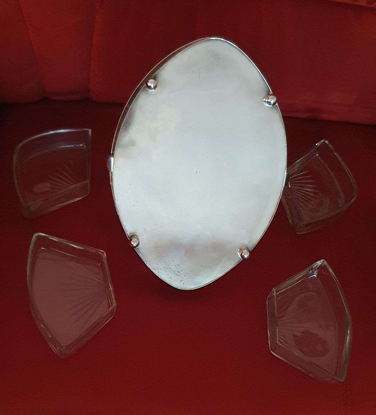 Set di piatti: Art Deco Konfekt-Serviertablett WK Kayser Versilbert – Usato da Kreuzlingen venduto da Rschweiz1 4