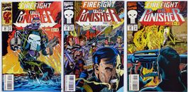 THE PUNISHER FIREFIGHT COMPLETE 3 PART STORY MARVEL 1993
