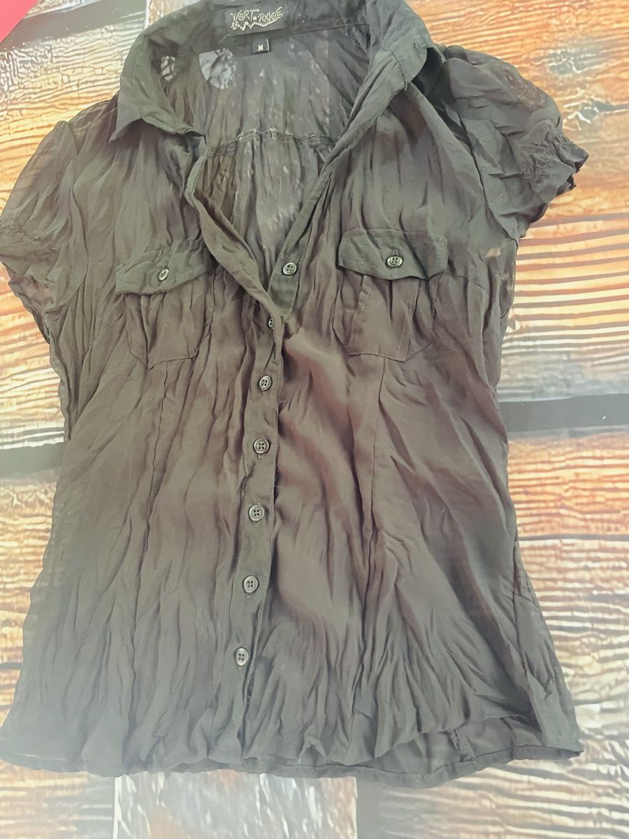 Camicette: Sexy Camicia S/M-trasparente con bottoni e tasche. – Nuovo (secondo la descrizione) da Gordevio venduto da LanaZimm 7