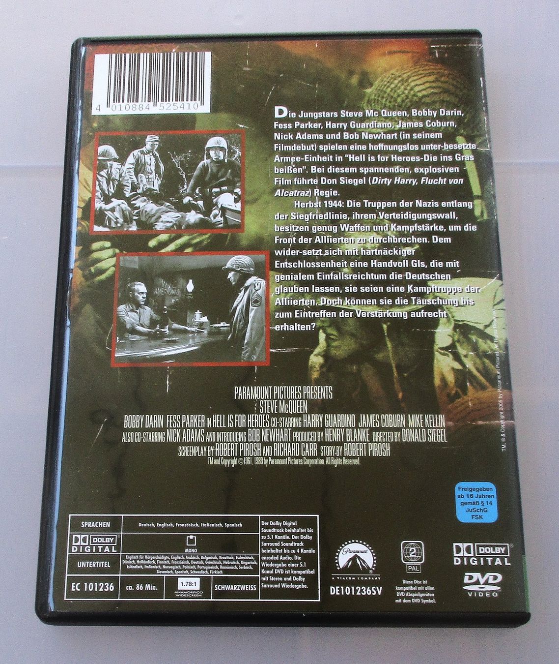 Tous les DVDs: DIE INS GRAS BEISSEN - Steve McQueen – D'occasion à Wattwil par Muriel10 1