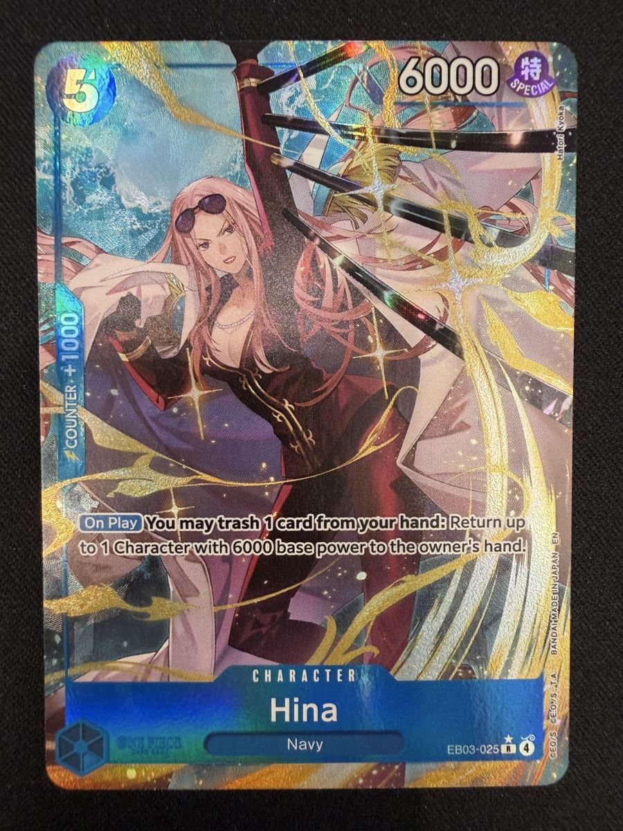 Bandai Cartes à collectionner: One Piece Hina EB03-025 Rare Parallel NM – Neuf (Voir description) à Rolle par KPTreasures