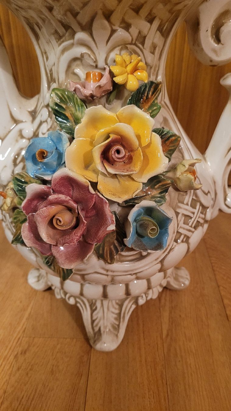 Vasi & Recipienti: CAPODIMONTE Porzellanwaren Krug – Nuovo (secondo la descrizione) da Wolfhausen venduto da BigiWolfhausen 1
