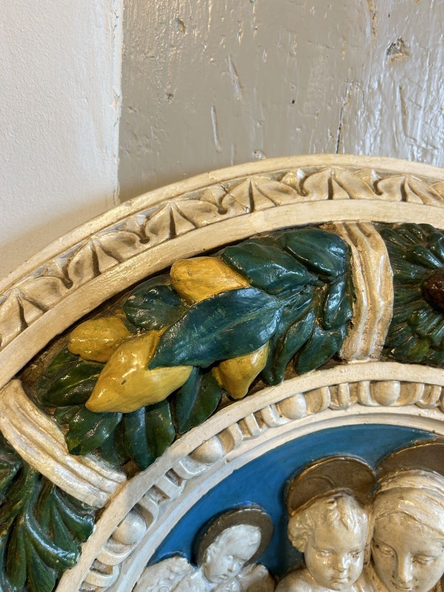 Skulpturen & Statuen: Haussegen Tondo Madonna – Gebraucht aus Riedholz von Frettchen63 2