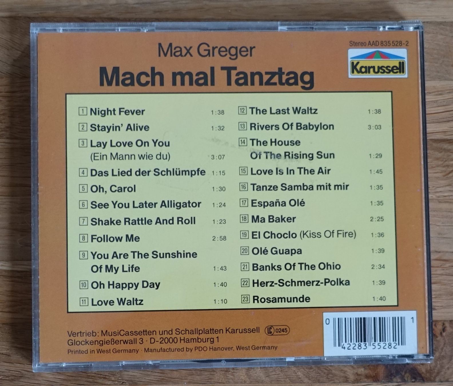 CD: Max Greger – Mach Mal Tanztag - D8 – Usato da Sessa venduto da discoverymedia 1