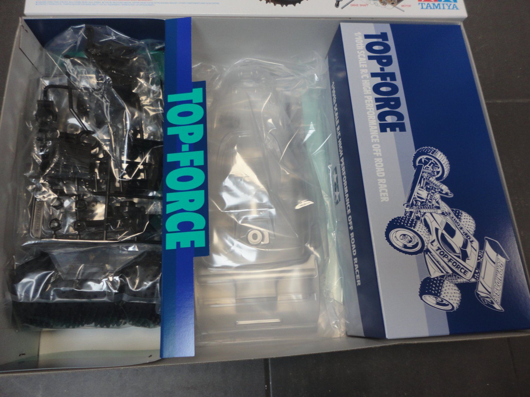 Tamiya Modellismo RC: Tamiya Top Force Bausatz Neu – Nuovo e nell'imballaggio originale da Horgen venduto da RcModell 2