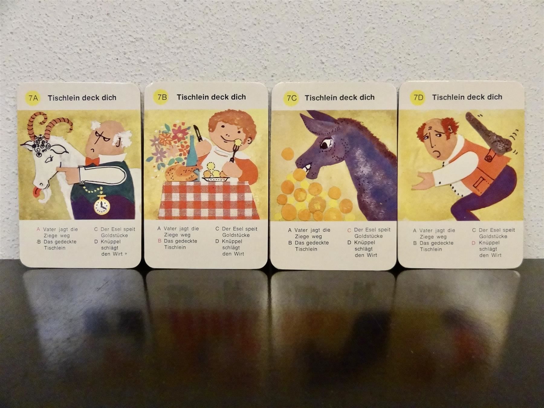 Giochi: schönes altes Quartett MÄRCHEN – Usato da Kerzers venduto da wisaundso 9