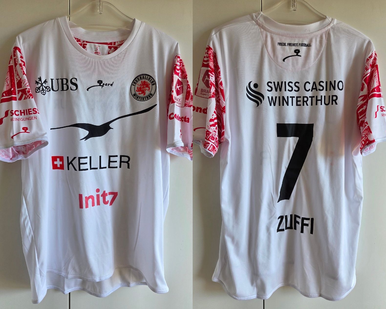 Canottiere & Pantaloni: match prepared Wintherthur  – Usato da La Chaux-de-Fonds venduto da tur_nkx9