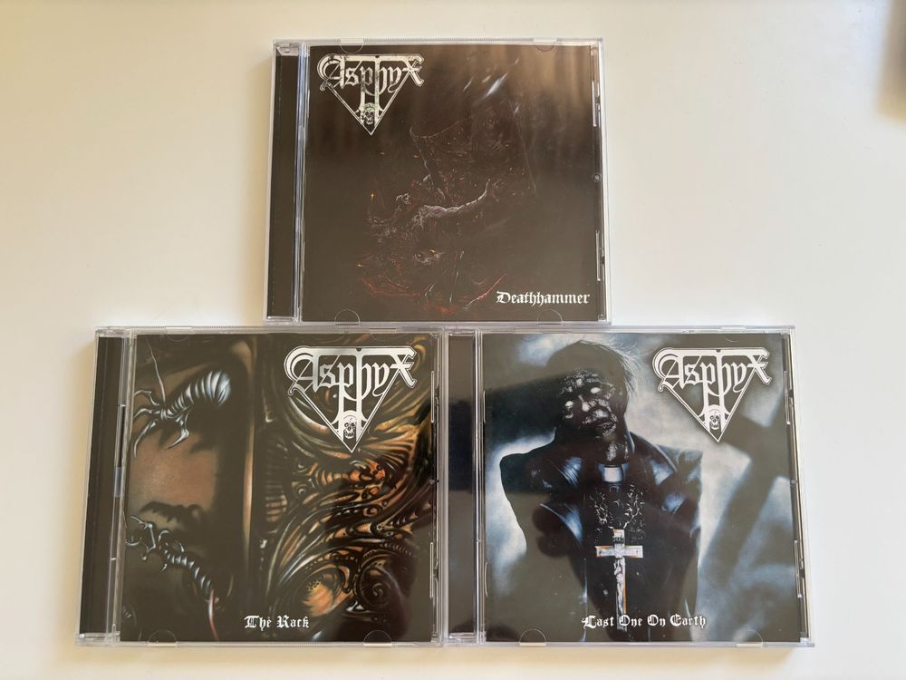 3x ASPHYX - The Rack, Last One On Earth, Deathhammer (Gebraucht) in ...