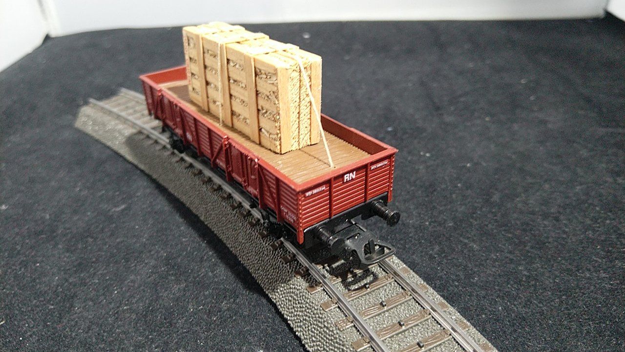 Modelleisenbahnen: Electrotren 1107 Güterwagen mit Beladung – Neu (gemäss Beschreibung) aus Uster von Regenwurm61 1