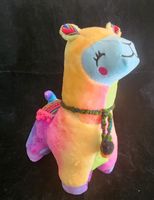 Bunte und kuschlig Lama/ Alpaka  Figur, NEU!!