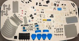 2 x Lego 6990 Monorail Transport System +