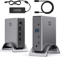 Dockingstation 9-in-1 mit 140W PD & 8K HDMI/DP