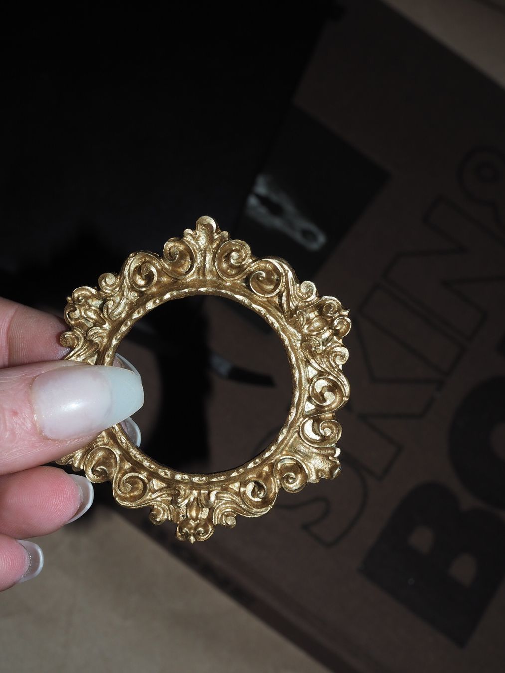 Tutte le decorazioni: Goldene Barock Mini-Bilderrahmen | handgemacht – Nuovo e nell'imballaggio originale da Luzern venduto da MweziMystique
