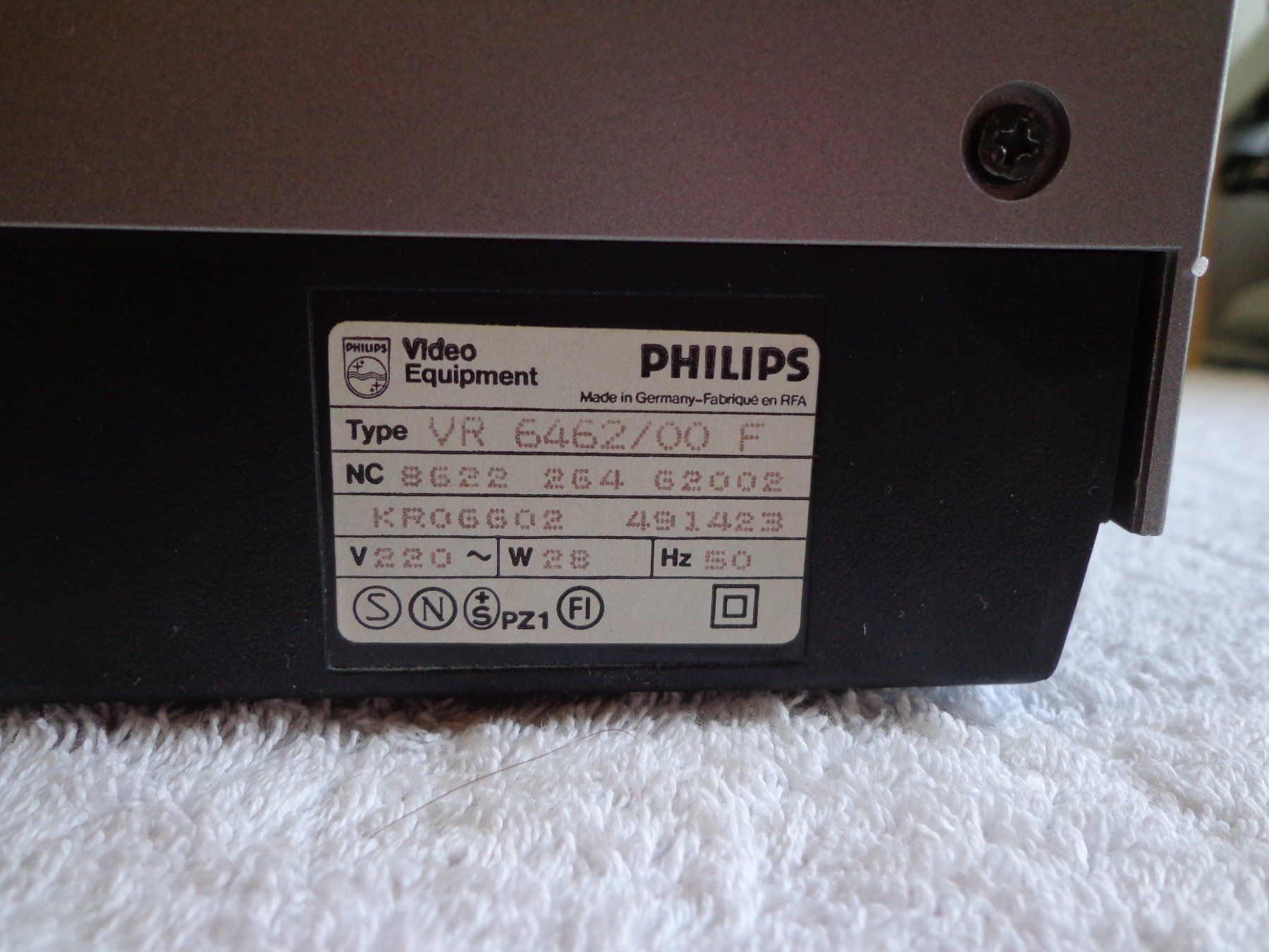 Philips Registratori: Philips VR 6462 Videorecorder VHS, Retro! – Usato da Ligornetto venduto da Faffarel 4